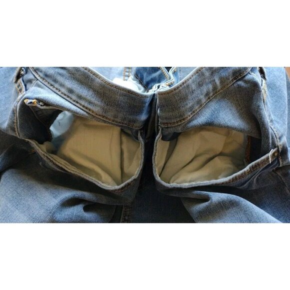 Time And Tru Jeans 20 High Rise Curvy Stretch Straight Casual - Picture 10 of 16